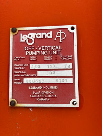 160 Legrand #160-163-64, pump jack, 1988 - Image 5