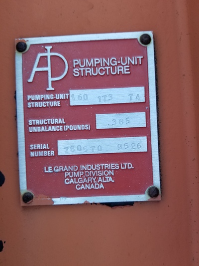 160 Legrand #160-173-74, pump jack, 2000 - Image 4