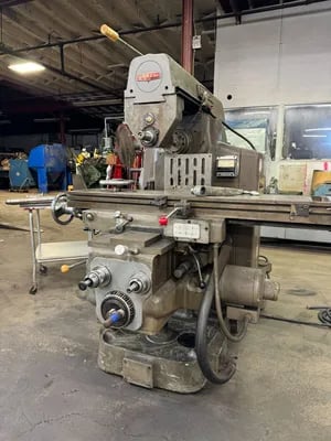 Hitachi-Seiki #2, horizontal mill, 12" x53" table, #50 taper, 5 HP, arbor & suppport, coolant - Image 4