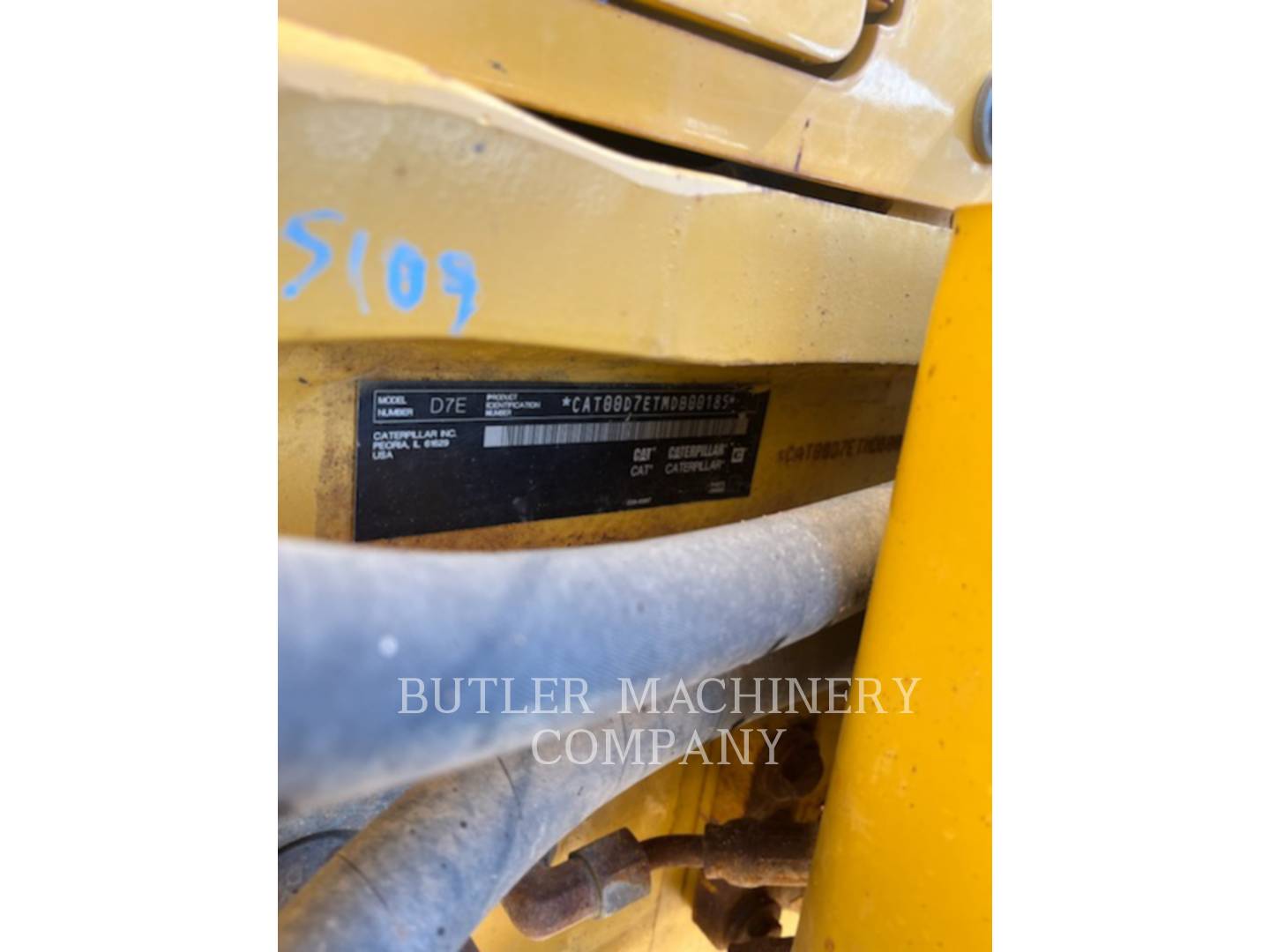 Caterpillar D7E, Crawler Dozer, 4592 hours, S/N: MDB00185, 2010 - Image 6