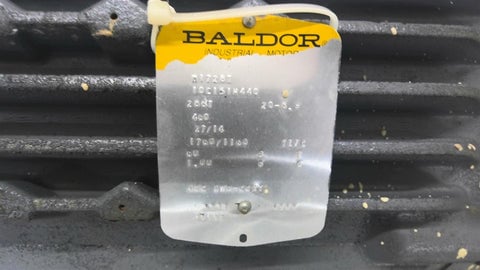 20 HP 1800 RPM Baldor M1728T, Frame 286T, TEFC, 4P, 460 Volts - Image 4