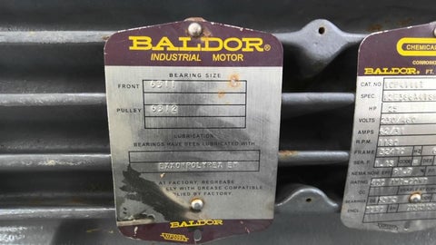 25 HP 1200 RPM Baldor, Frame 324TC, TEFC, 6P, 230/460 Volts - Image 4