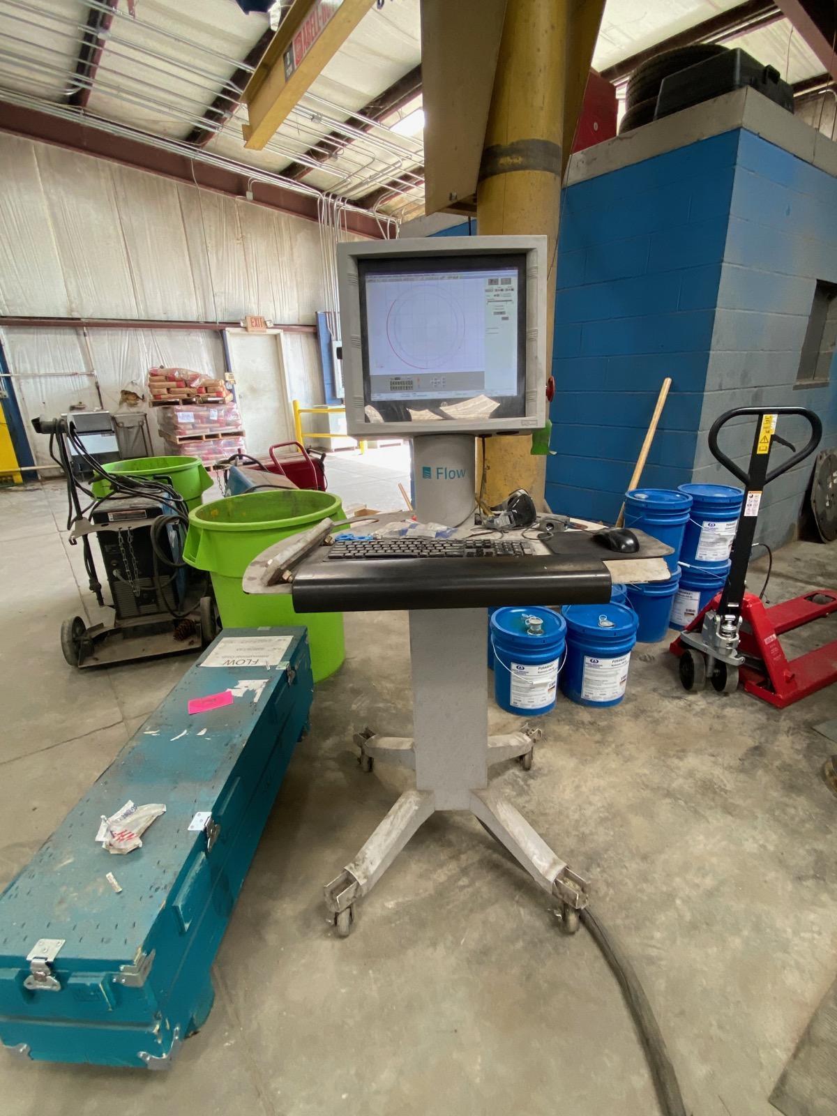 Flow #Mach-3-4020B, waterjet cutting system, 78" X, 136" Y, 7" Z, 100 HP, Hyperpressure Hyperjet 87000 psi - Image 6