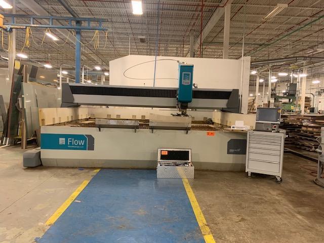 Flow #Mach-4-4030C, waterjet cutting system, 160" X, 126" Y, 12" Z, 100 HP, 94000 psi, Ebbco chiller, 2015 - Image 1