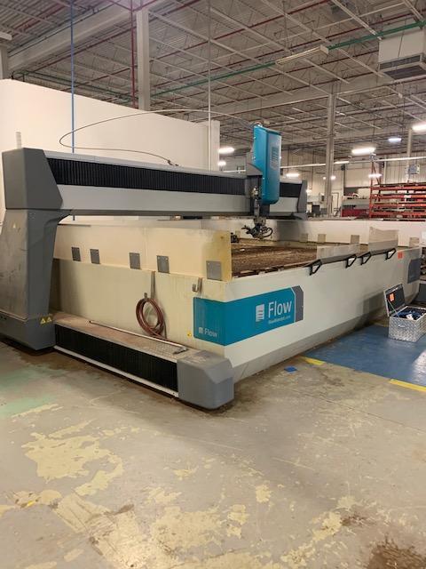 Flow #Mach-4-4030C, waterjet cutting system, 160" X, 126" Y, 12" Z, 100 HP, 94000 psi, Ebbco chiller, 2015 - Image 5