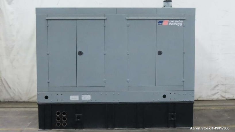 600 KW MTU #DS600D, Standby diesel generator set, 120/208 Volts, enclosure, 293 hours, 2010 - Image 1