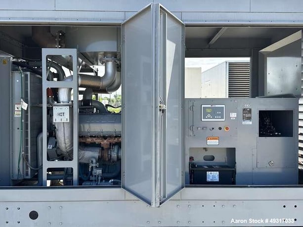 600 KW MTU #DS600D, Standby diesel generator set, 120/208 Volts, enclosure, 293 hours, 2010 - Image 6