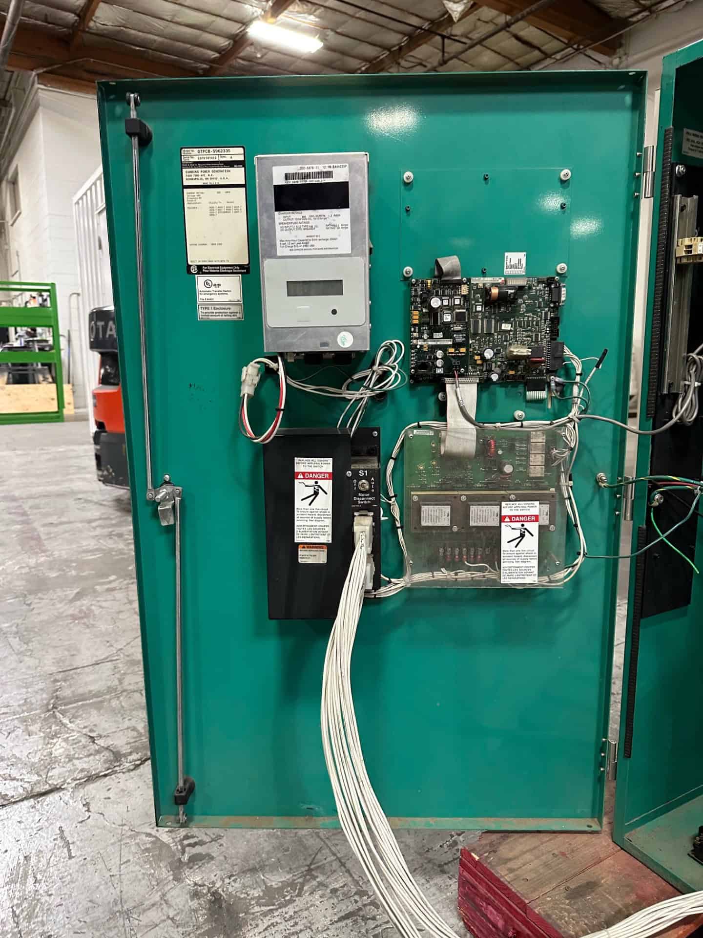 260 Amp. Cummins OTPCB-5962335, automatic transfer switch, 3 pole, 480 Volts, 2007 - Image 3