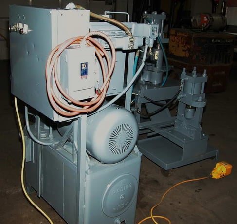 4" x 4" x 1/2" Corner universal standard dual hydraulic angle shear - Image 4
