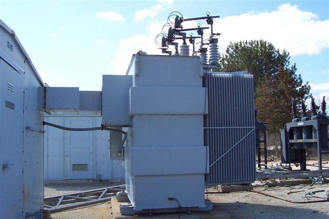 5000/6250/7000 kVA, 26400 Delta Primary, 4160/2400 WYE Secondary, Allis Chalmers, LTC Substation - Image 1