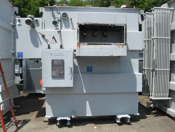 5000/6250/7000 kVA, 26400 Delta Primary, 4160/2400 WYE Secondary, Allis Chalmers, LTC Substation - Image 2