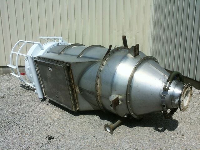 1463 cfm Mac, Stainless Steel Filter Receiver Dust Collector, 209 sq.ft., (21) 6" x 6' L Filters, 3" product - Image 4