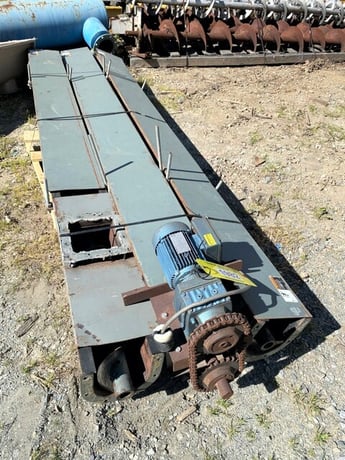 6" diameter x 30' long, Screw Conveyor, carbon steel, 0.75 HP, 460 V. - Image 1