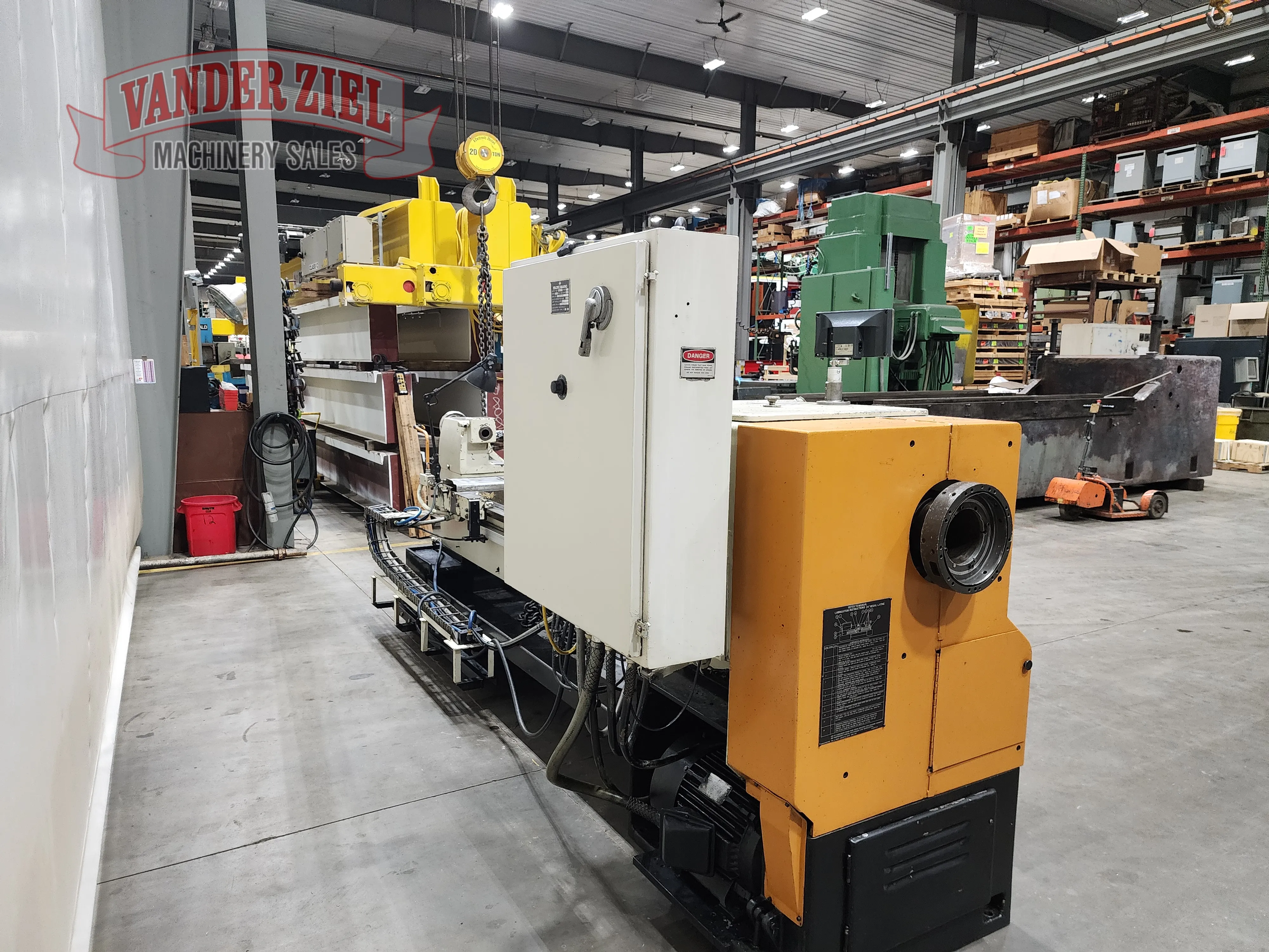 26" x 72" LeBlond Makino #26/5HS, lathe, 18-1/4" swing over cross slide, 5-1/4" spindle bore, 30 HP - Image 6