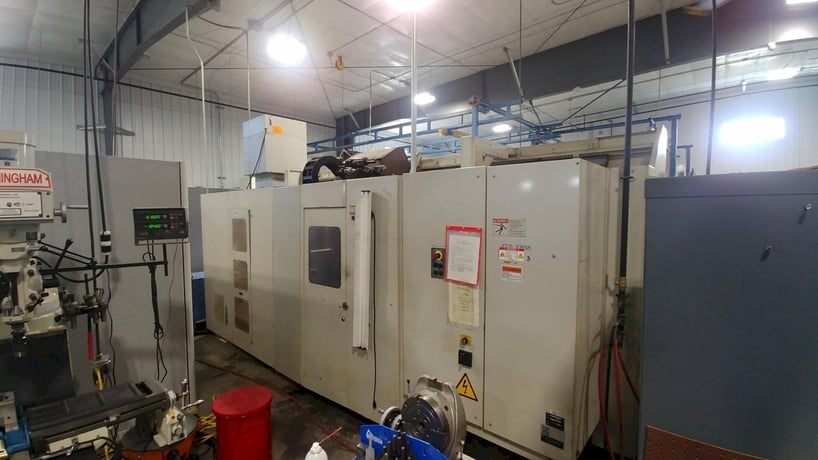 Mazak #Integrex-300Y, CNC lathe, 20" swing, 3.46" bore, 20" dia., 60.2" lgth, A2-8, 40 ATC, tailstock, chip - Image 5