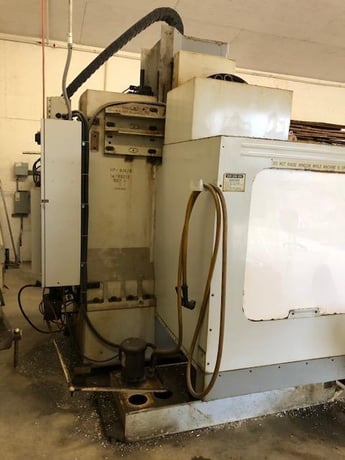 Haas #VF-4, CNC vertical machining center, 24+1 side mount tool changer, 50" X, 20" Y, 25" Z, 10000 RPM, #40 - Image 1
