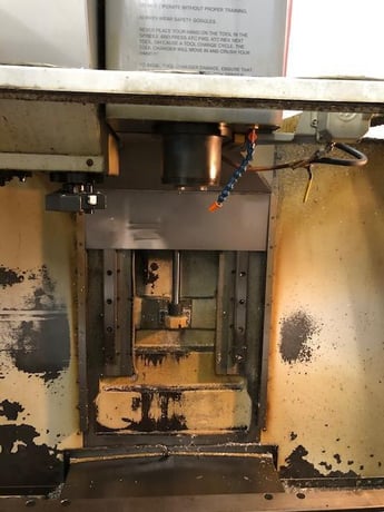 Haas #VF-4, CNC vertical machining center, 24+1 side mount tool changer, 50" X, 20" Y, 25" Z, 10000 RPM, #40 - Image 5