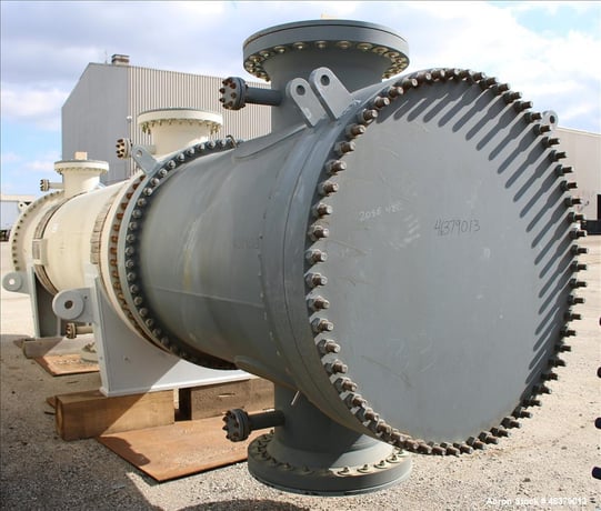 4625 sq.ft., 358 psi shell, Daekyung #AJ12S 54X216, 2 Pass Shell and Tube Heat Exchanger, 2008 - Image 4