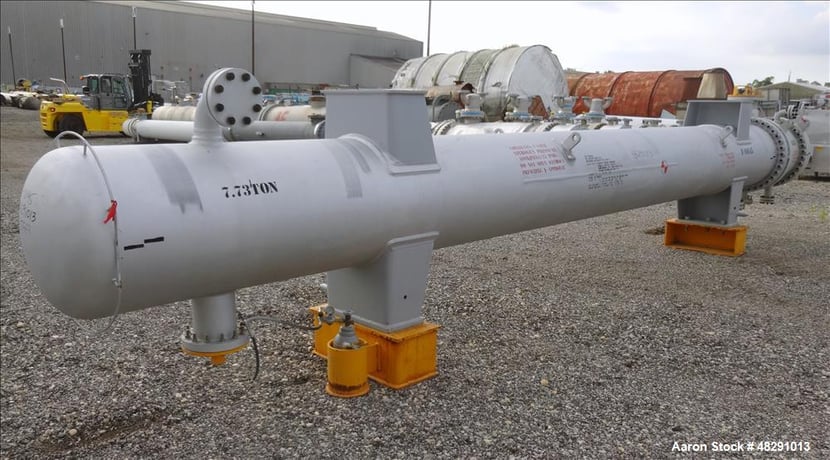 2143 sq.ft., 412 psi shell, Ilsung Corp, 4 Pass U Tube Shell & Tube Heat Exchanger, Shell 392&deg;F, 3/4" dia x - Image 5