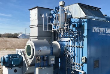 75000 PPH Victory Energy, watertube boiler low Nox, 750 psig, 750&deg;F, Superheat skid-mounted boiler - Image 2