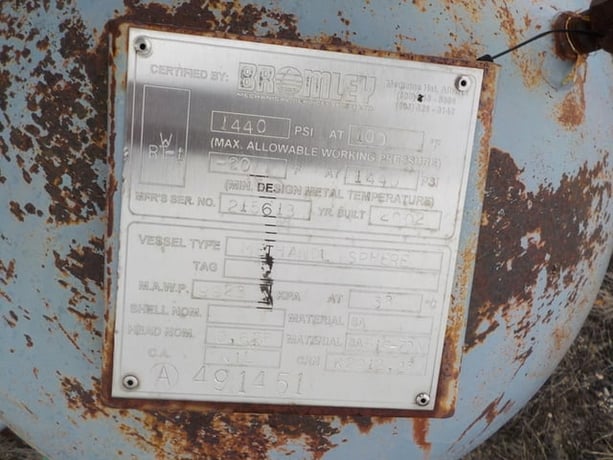 24 Methanol Sphere, 1440 PSI - Image 3