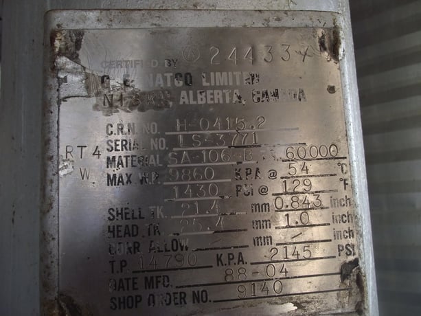 14" x 30' Sweet Glycol Gas Dehydration Unit, 1430 psi - Image 5