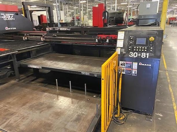 Amada #MP-1225NJ, loader, 48" x 96" sheet, 2000 - Image 1