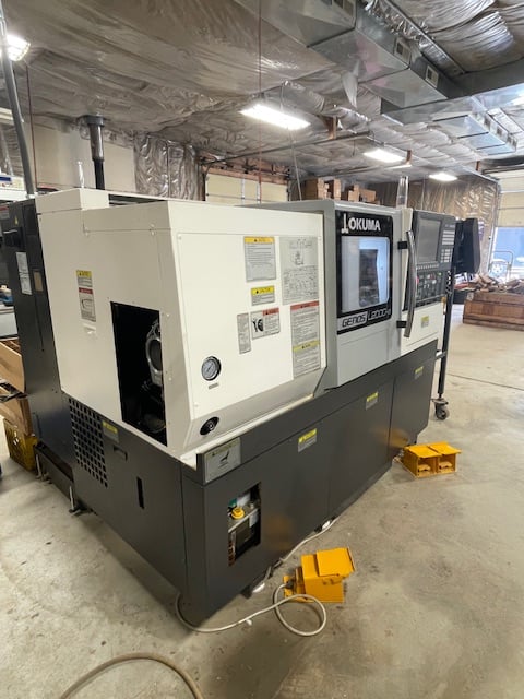 Okuma #Genos-L2000-e, CNC lathe, 17.7" swing, 8" chuck, 3-jaw, 2" bar, 40" centers, 9.06" dia., 19.69" lgth - Image 4