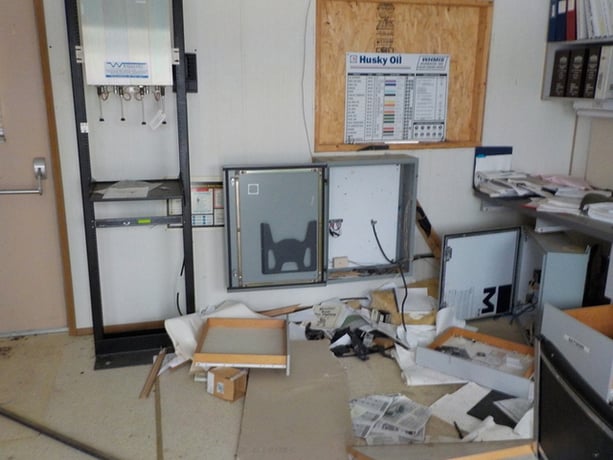 40' x 8.5' x 8' Office Building, heated, skidded, 1994 - Image 7