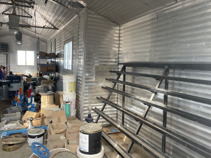 40' Kearney & Trecker Metal Industries, warehouse storage building, heated, 2000 - Image 4