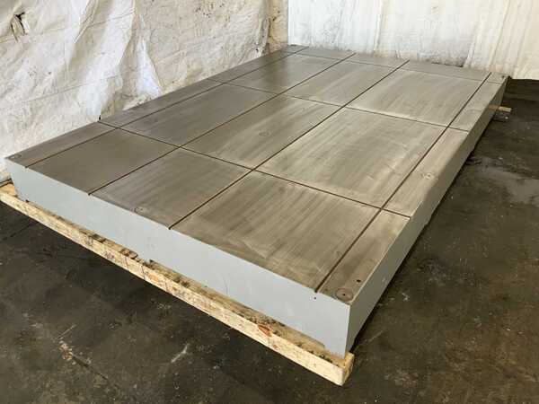 79" x 118" Precision layout table, grooves - Image 7