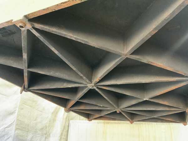 79" x 118" Precision layout table, grooves - Image 10