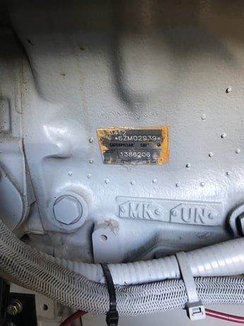 782 HP Ariel #JGP/2, reciprocating compressor, 2-stages, Caterpillar G3412TA NG engine, Air-X-Changers 108EH - Image 4