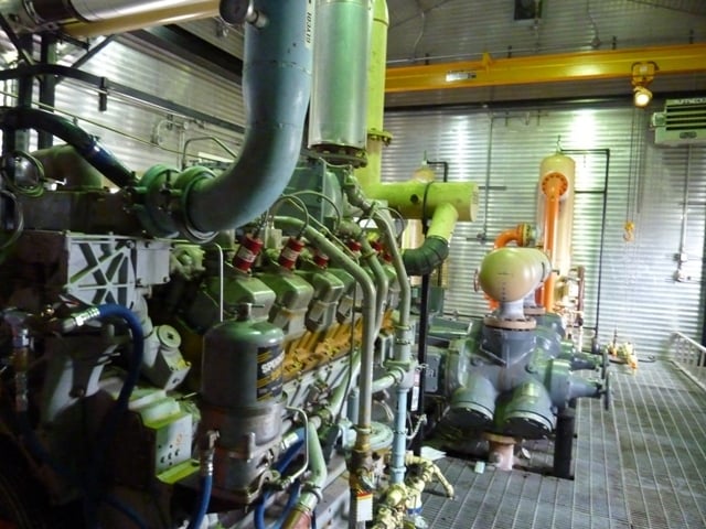 945 HP Superior #RAM-54, reciprocating compressor, 2-stage, Caterpillar 3512SI engine, 1989 - Image 6