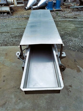 14" wide x 10' long, Key #432477-1, Iso-Flo Vibratory Conveyor, 5" H sidewalls, 1 HP, 230/460 V. - Image 2