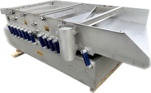 48" wide x 7' long, Key, Iso-Flo Vibrating Sifter/Dewatering Table, 15" H wall, 1 HP, 208-230/460 V. - Image 1