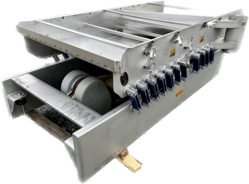 48" wide x 7' long, Key, Iso-Flo Vibrating Sifter/Dewatering Table, 15" H wall, 1 HP, 208-230/460 V. - Image 2