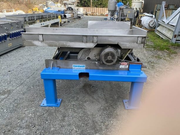 30" wide x 5' long, Cardwell #VC-1659-Vibe-O-Vey, Vibrating Conveyor, 5" depth Feed table, 39" discharge - Image 5