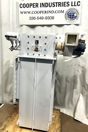 100 sq.ft., Buhler, Horizontal Mounted Bin Vent Filter, Pulse Jet Cleaning, w/Exhaust Fan, (16) bag ports - Image 4