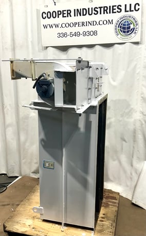 100 sq.ft., Buhler, Horizontal Mounted Bin Vent Filter, Pulse Jet Cleaning, w/Exhaust Fan, (16) bag ports - Image 5