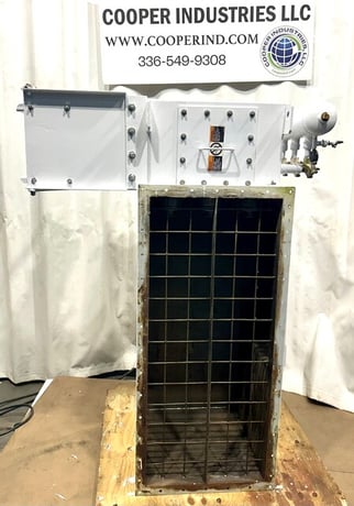 100 sq.ft., Buhler, Horizontal Mounted Bin Vent Filter, Pulse Jet Cleaning, w/Exhaust Fan, (16) bag ports - Image 6