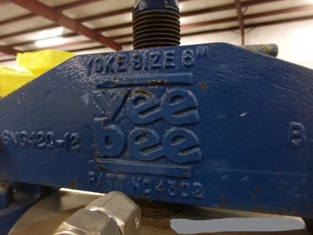 6" Vee Bee #Trelleborg, Standard Screw Gate NB Gate Dual Strainer, Stainless Steel, 180 micron filtration - Image 5