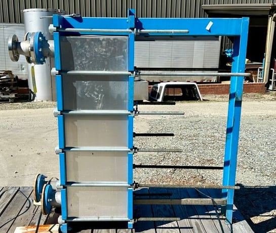 692 sq.ft., Tranter Superchanger, GXD-042-H-5-NP-127, plate heat exchanger, 18.43"-19.57" plate pack, 100 psi - Image 3