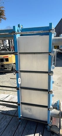 692 sq.ft., Tranter Superchanger, GXD-042-H-5-NP-127, plate heat exchanger, 18.43"-19.57" plate pack, 100 psi - Image 7