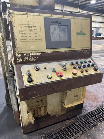 350 Ton, Minster Hevistamper #E2H-350-86-47-SG, straight side double crank press, 9.8" stroke, 23.6" Shut - Image 6