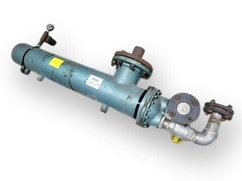 300 psi shell, American Industrial #UCRS-1754-25185 397 300, shell & tube heat exchanger, 150 psi tube, 8" - Image 1