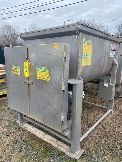 40 cu.ft. American Process, Continuous Dual Ribbon Blender, Stainless Steel, 96" H x 57" W x 78" L overall - Image 3