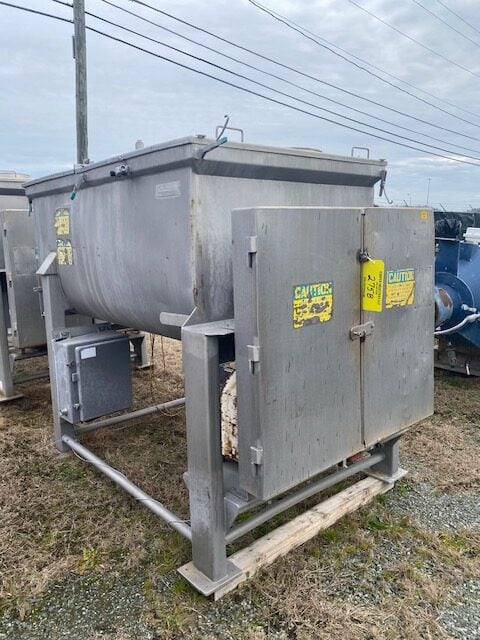 40 cu.ft. American Process, Continuous Dual Ribbon Blender, Stainless Steel, 96" H x 57" W x 78" L overall - Image 4
