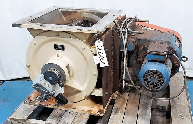 18" Mac #HE18X18, Rotary Airlock, 24" H inlet to outlet, 3 HP, 1700 RPM, 230/460 V, 2008 - Image 5