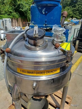 60 gallon Groen #TA-60, Stainless Steel Insulated Mix Tank, 80 psi, 650&deg;F, 2 HP, 208-230/460 V. - Image 2